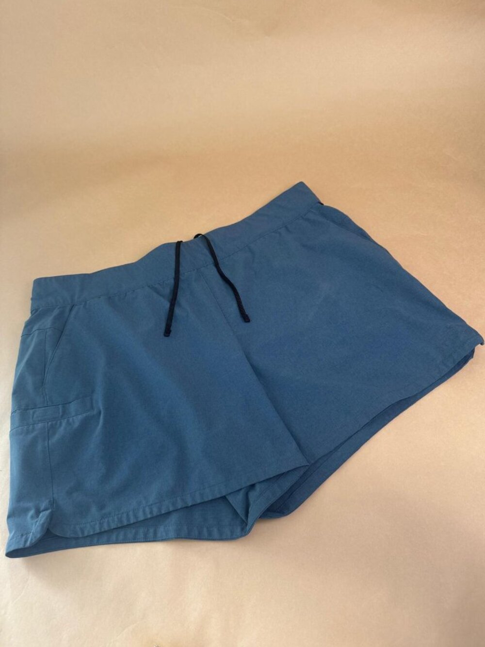 L.L. Bean Tropicwear Comfort Shorts Women’s Size XL Storm Blue UV Protection